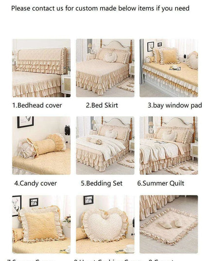 Elegant Leopard Print Ruffled Cotton Bedding Set - 4-Piece Korean-Inspired Duvet Collection with Bed Skirt