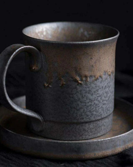 Vintage Japanese-Style Ceramic Tumbler: A Rustic Touch for Every Sip