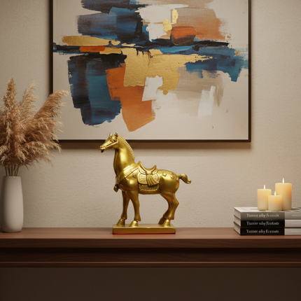 Leaping Horse Sculpture — Decorative Equestrian Figurine for Home & Office Figurines horse-ornament-horse-leap-horse-station-office-living-room-home-decoration Home Décor > Sculptures & Figurines