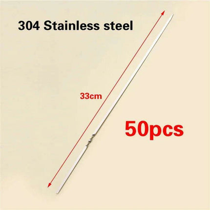 Ultimate Stainless Steel Skewers Set for Perfect Outdoor BBQ Grilling