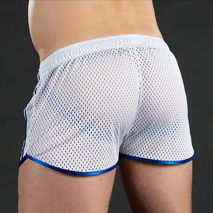 Men's Quick-Dry Mesh Sport Shorts — Elastic Waist