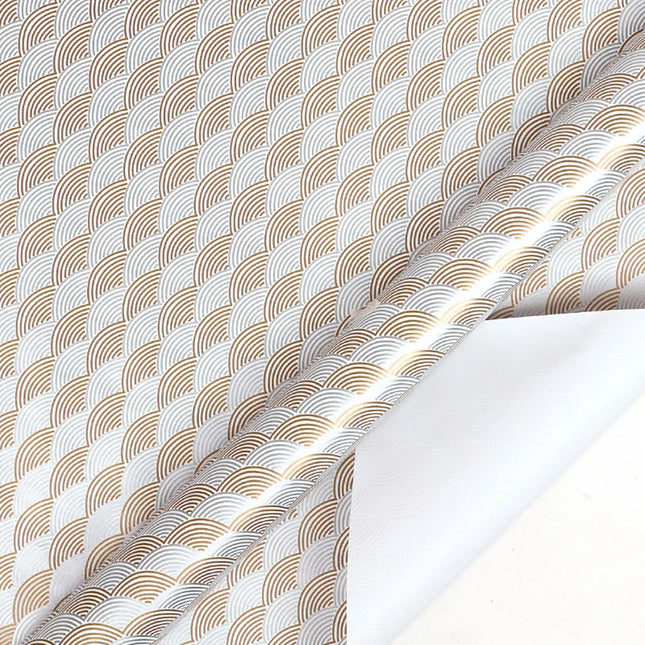 Metallic Patterned Gift Wrapping Paper