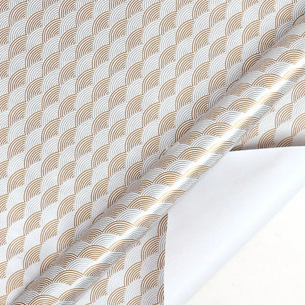 Good Lucky-Home Gold Polka Dot Metallic Wrapping Paper - Festive Desig