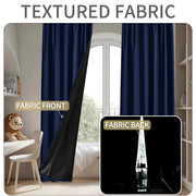 100% Blackout Curtains – Thermal Insulated, Waterproof, Custom Size