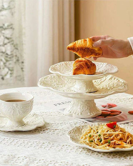 Elegant Palace Relief Ceramic Tea and Coffee Collection for Discerning Connoisseurs