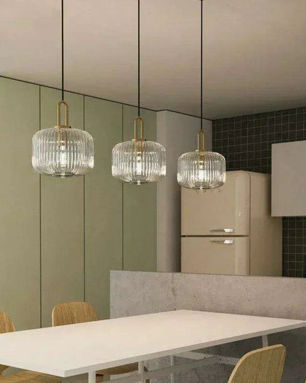 Elegant Japanese-Inspired LED Glass Pendant Lights for Modern Homes