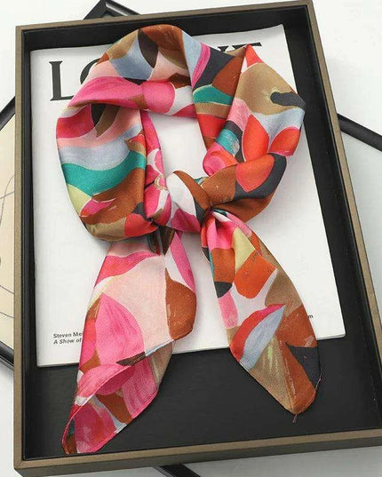 Chic Toddler Elegance: Luxurious 70x70cm Silk Scarf for Ages 6 Months to 4 Years