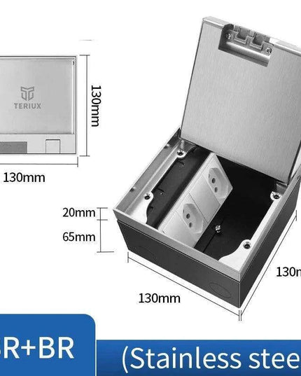 Waterproof EU Floor Socket for Seamless Home Appliance Integration
