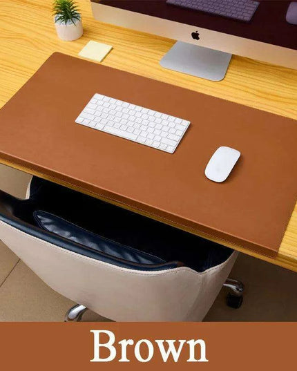 PU Leather Desk Pad with Adjustable Elbow and Wrist Support