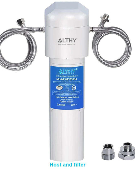 ALTHY Advanced Under Sink Water Filtration System - NSF/ANSI Certified for Superior Purity and Taste