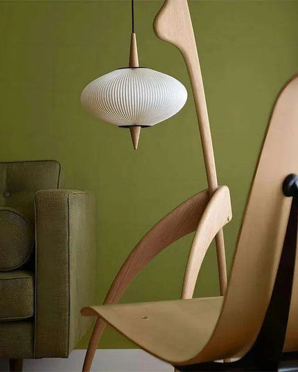 Stylish Adjustable Walnut Wood Floor Lamp for Modern Interiors