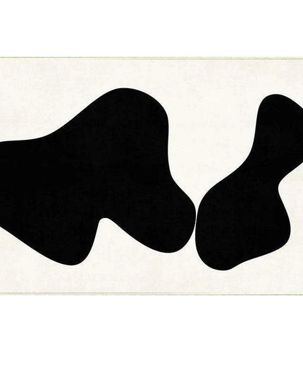 Chic Eco-Conscious Monochrome Abstract Area Rug with Superior Stability