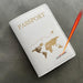 Customized Couples Travel Passport Holder - Elegant Engraved Duo Companion