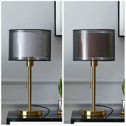 Elegant Gold Table Lamp for Nordic-Inspired Bedrooms