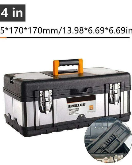 Heavy-Duty Stainless Steel Tool Storage Box for Professionals