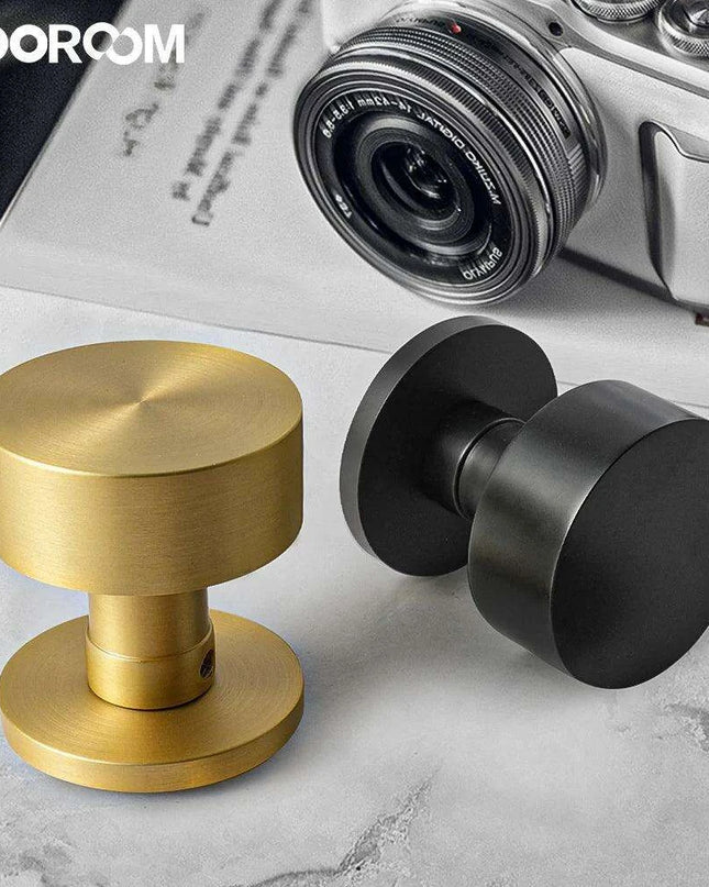 Sleek Serenity Brass Door Handle: Elevate Your Home's Style and Security