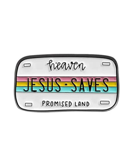 Faith-Inspired Jesus Enamel Pin Collection - Stylish Brooches for Spiritual Expression on Jackets and Backpacks