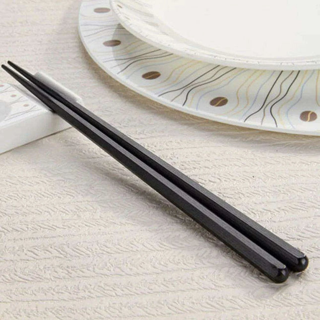 Artisan Crafted Non-slip Alloy Chopsticks with Distinctive Patterns
