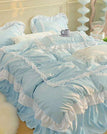Blue 1 / for 1.5m bed 3pcs / Flat Bed Sheet