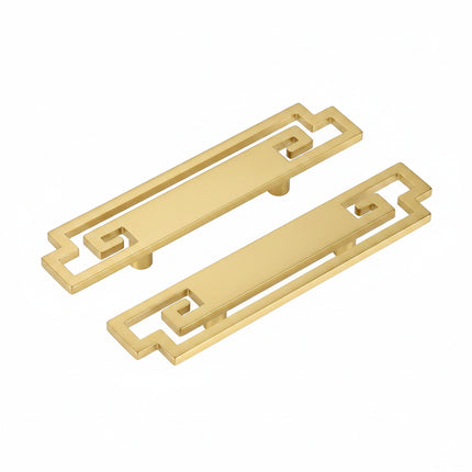 Solid Brass Cabinet Pull — Minimalist Handle for Wardrobes, Kitchens & Wine Cabinets