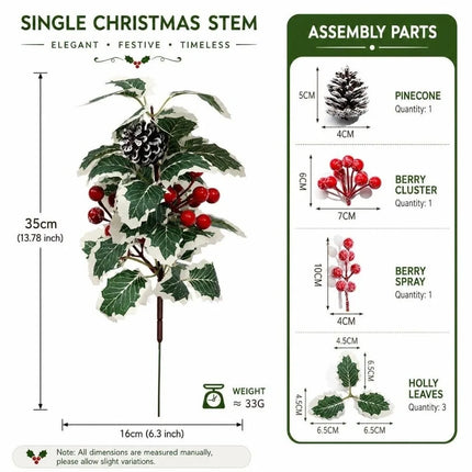 Artificial Floral Decor Christmas Pine Cone Red Christmas Berry Fake Flowers Xmas Gift Box Decor DIY Home Christmas Ornament artificial-floral-decor-christmas-pine-cone-red-christmas-berry-fake-flowers-xmas-gift-box-decor-diy-home-christmas-ornament-1