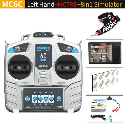 6-Channel 2.4 GHz RC Radio Transmitter with Receiver Options