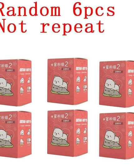 Mitao Enchanted Lucky Cat Surprise Boxes - Charming Collectible Figurines for Whimsical Home Decor