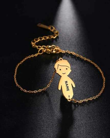 Personalized Kids' Fishhook Memory Bracelet