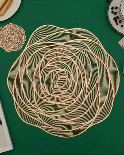 Sophisticated Oval Leather Dining Placemats Set with Heat Resistance and Non-Slip Design - Perfect for Every Meal