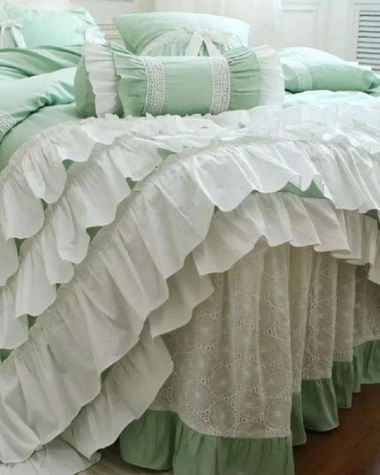 Royal French Korean Cotton Bedding Ensemble