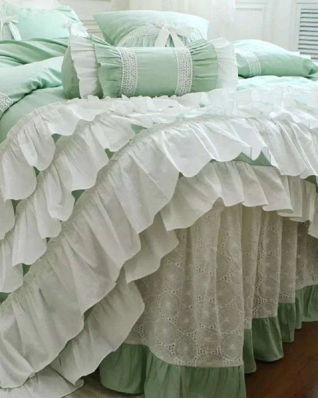 Royal French Korean Cotton Bedding Ensemble