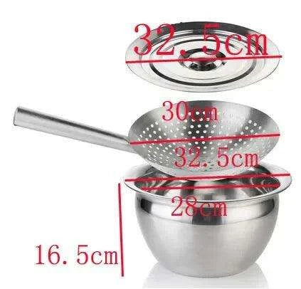 Premium Stainless Steel Oil Filtering Pot - Your Key to Healthier Cooking