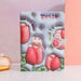 Bunny Planet Delight: Colorful Student Planner Notebook with Magnetic Closure