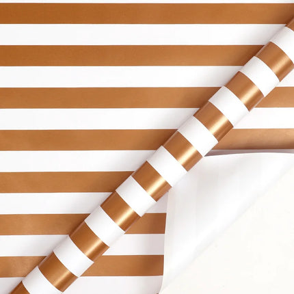 Metallic Patterned Gift Wrapping Paper