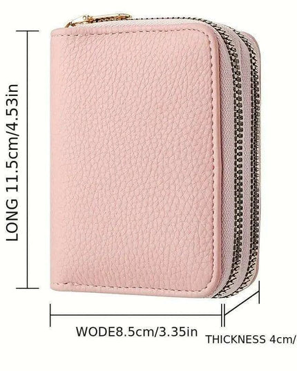 Lychee-Inspired Chic Zip Wallet - Stylish & Practical