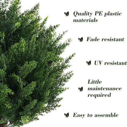 Artificial Topiary Boxwood Tree Tree with Ground Bushes Artificial Plant for Backyard Garden Outdoor Gazebo artificial-topiary-boxwood-tree-tree-with-ground-bushes-artificial-plant-for-backyard-garden-outdoor-gazebo