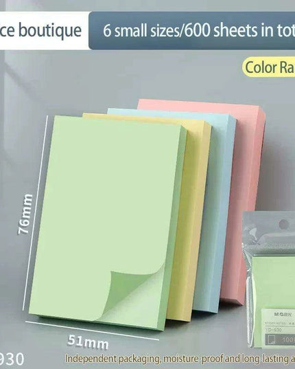 Colorful Kawaii Sticky Notes - Fun and Functional Memo Stickers for a Cheerful Workspace