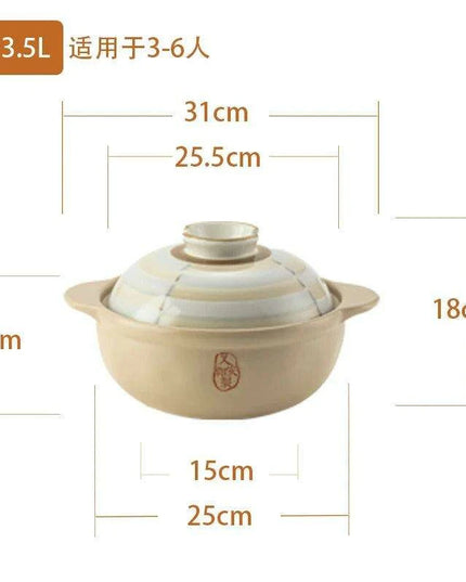 Authentic Japanese Clay Cookware Set for Exquisite Home Cooking