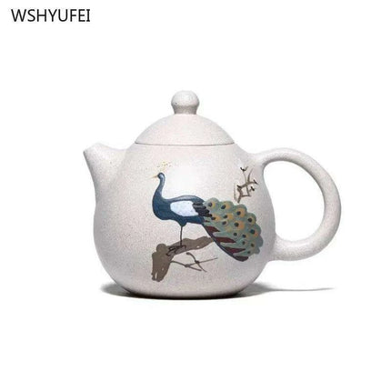 Elegant Yixing Purple Clay Dragon Egg Teapot - 220ml Masterpiece for Discerning Tea Lovers