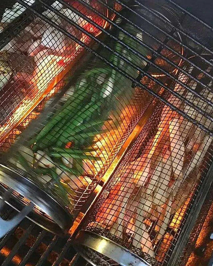 Versatile Stainless Steel BBQ Grilling Basket for Outdoor Cooking Adventures