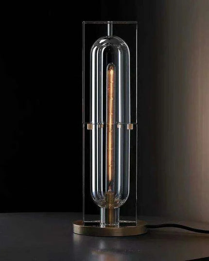 Elegant Nordic Crystal LED Desk Lamp - Adjustable Contemporary Lighting Fixture