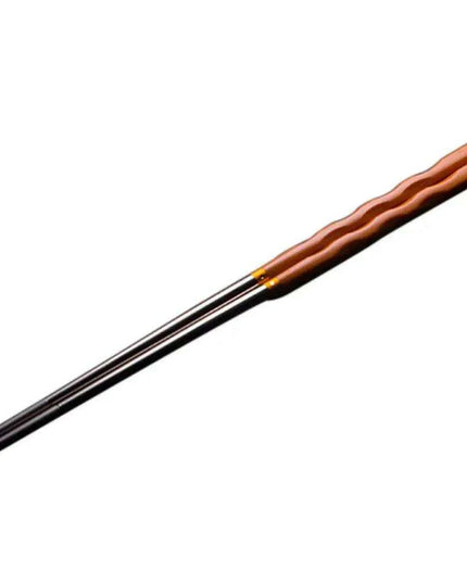 Stylish Anti-Slip Stainless Steel Chopsticks for Sushi and Asian Dishes - Ideal for Home and Restaurant Use