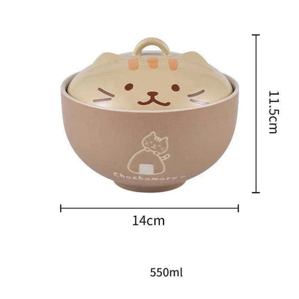 Playful Japanese Cat Ceramic Bowl Collection - Elevate Your Dining with Whimsical Delight