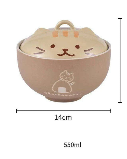 Playful Japanese Cat Ceramic Bowl Collection - Elevate Your Dining with Whimsical Delight