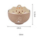 Cartoon Cat Ceramic Noodle Bowl with Lid - Versatile Dining Essential for Meals and Snacks