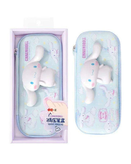 Kuromi & Cinnamoroll Anime-Inspired Pencil Case - Stylish and Functional Stationery Organizer