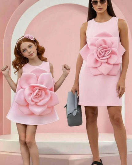 Elegant Floral Summer Dress for Girls - Perfect Party and Stage Show Outfit