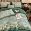 B / Queen Size 4pcs / Flat Bed Sheet