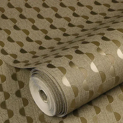 Moda Dark Brown Polka Dot Wallpaper Peel Ready Washable Waterproof