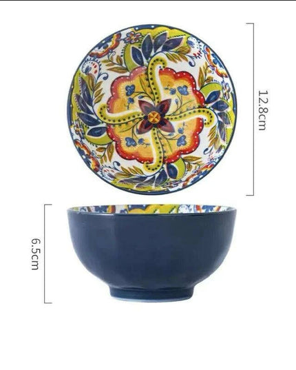 Nordic Vintage Elegance Ceramic Dining Set - Enrich Your Table with Timeless Beauty